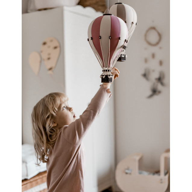 Balon decorativ white/pink, 33 cm